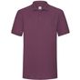 fruit of the loom 65/35 Heavy Piqué Polo bordeaux