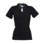 kustom kit Sophia V-Neck Polo black