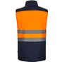 Velilla Gilet softshell bicolore navy/fluo_orange