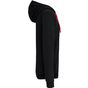 Kariban sweat-shirt zippé capuche contrastée black/red