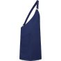 karlowsky Asymmetrical bib apron classic with pocket navy