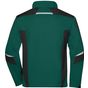 James&Nicholson Workwear Softshell Jacket -STRONG- dark_green/black