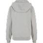Build Your Brand Ladies Fluffy Zip Hoody Light asphalt