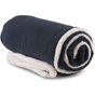 K-up Plaid sherpa night_navy