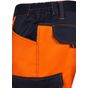 Velilla Pantalon stretch avec genouillères et bandes réfléchissantes navy/fluo_orange