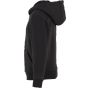 Build Your Brand Kids Fluffy Zip Hoody Black