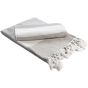 A&R Fouta Marmaris Hamamzz® Light grey / White