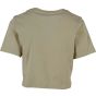 Build Your Brand Ladies Cropped Tee pale_olive