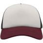 Atlantis Rapper Cap white/black/burgundy