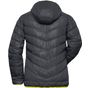 James&Nicholson Ladies' Down Jacket carbon/acid_yellow