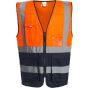 Regatta Men's Pro HI-VIS Executive Vest orange/navy