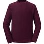 Russell-pure-organic Pure Organic Reservible Sweat burgundy