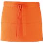 Premier Tablier de taille avec 3 poches Colours Collection orange