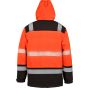 Result Recycled extreme tech printable softshell safety coat fluorescent_orange/black
