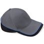 Beechfield Casquette de compétition Teamwear graphite_grey/black/bright_royal