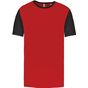 ProAct Maillot manches courtes bicolore adulte sporty_red/black