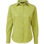 Premier Chemisier popeline à manches longues pour femme lime