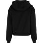 Build Your Brand Ladies Loose Fit Hoody black