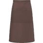 karlowsky XXL Oversized Bistro Apron Basic with Pocket Light brown