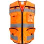 yoko Gilet haute visibilité rip stop hi_vis_orange_mesh