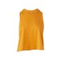 Bella Women's racerback cropped tank - heather_mustard - L