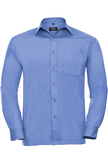 Image produit Chemise en Popeline Polyester/Coton classique manches longues homme