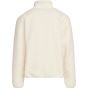 Build Your Brand Bonded Sherpa Jacket white_sand