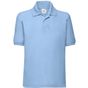 fruit of the loom 65/35 Polo Kids ciel