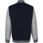 fdm Varsity Jacket navy/heather_grey