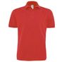 B&C Collection Piqué Polo Heavymill red