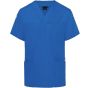karlowsky Men's Short-Sleeve Slip-On Medical Tunic Essential Royal blue