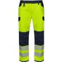 Velilla Pantalon stretch avec genouillères et bandes réfléchissantes navy/fluo_yellow