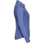 Russell Athletic Ladies' Long Sleeve Fitted Polycotton Poplin Shirt corporate blue
