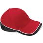 Beechfield Casquette de compétition Teamwear - classic_red/black/white - taille_unique