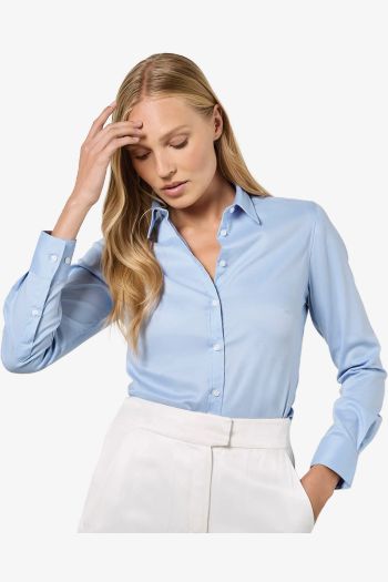 Women's Stretch Oxford Shirt Long Sleeve