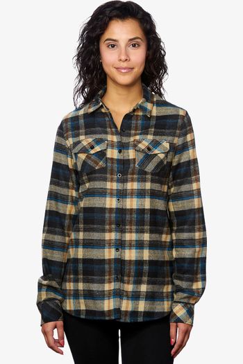 Image produit Women's Woven Plaid Flannel Shirt