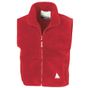 result Polaire sans manches enfant rouge
