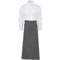 SG Accessories - Bistro Berlin Long Bistro Apron with Vent and Pocket grey