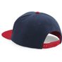 Beechfield Casquette snapback à visière plate originale french_navy/classic_red