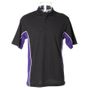kustom kit Gamegear Track Polo black/purple/white