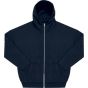 B&C Collection Influence Zip Hood navy