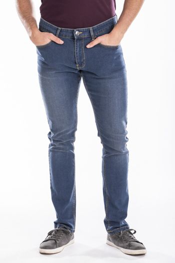 Image produit Jeans RL80 stretch coupe droite ajustée brossé