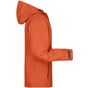 James&Nicholson Men´s Outdoor Jacket dark_orange/iron_grey