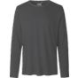 Neutral Mens Long Sleeve T-Shirt charcoal