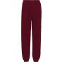 Neutral Unisex Sweatpants With Elastic Cuff bordeaux