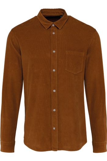 Image produit Chemise manches longues en velours homme