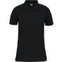 WK Designed To Work Polo Day To Day contrasté manches courtes femme black/kelly_green