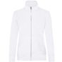 fruit of the loom Premium Sweat Jacket Lady-Fit white