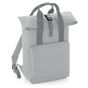 Bagbase Sac à dos avec rabat enroulable et double anses light_grey