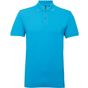 Asquith & Fox Polo homme classique polycoton turquoise